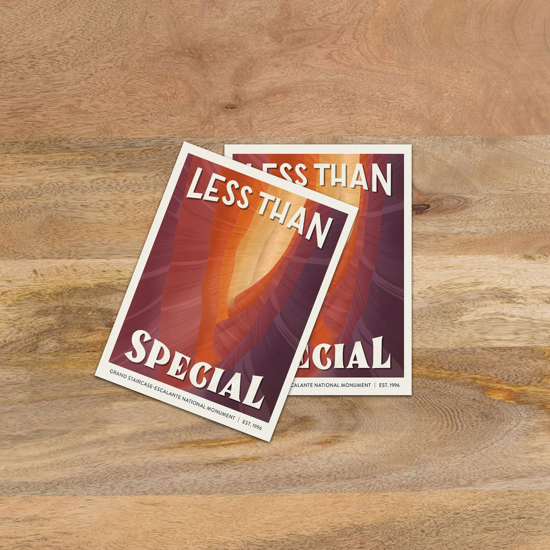 Subpar Parks™ American Public Lands Stickers - Amber Share Design-Grand Staircase-Escalante National Monument--