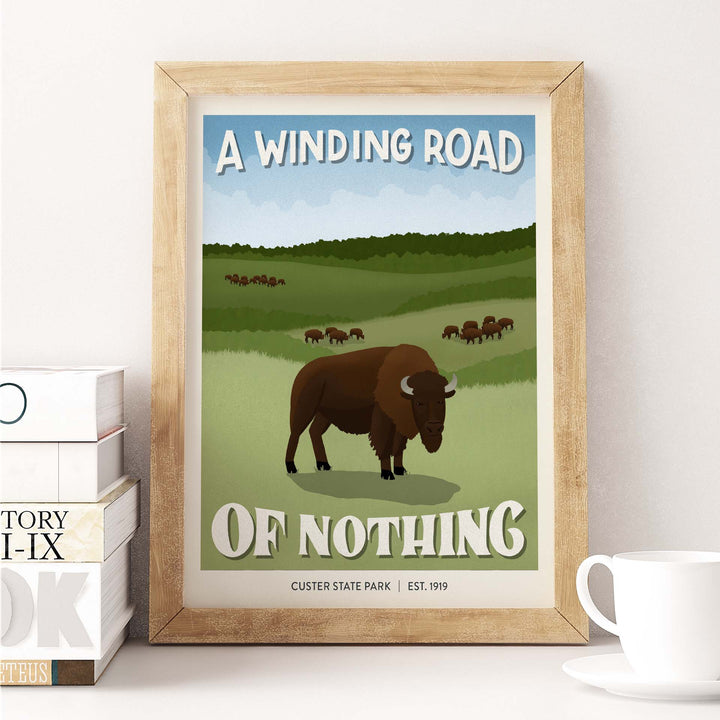 Subpar Parks American State and Local Parks 8x10 Prints - Amber Share Design-Custer State Park (SD)--