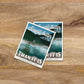 Subpar Parks American State & Local Parks Sticker (Singles) - Amber Share Design-Deception Pass State Park (WA)--