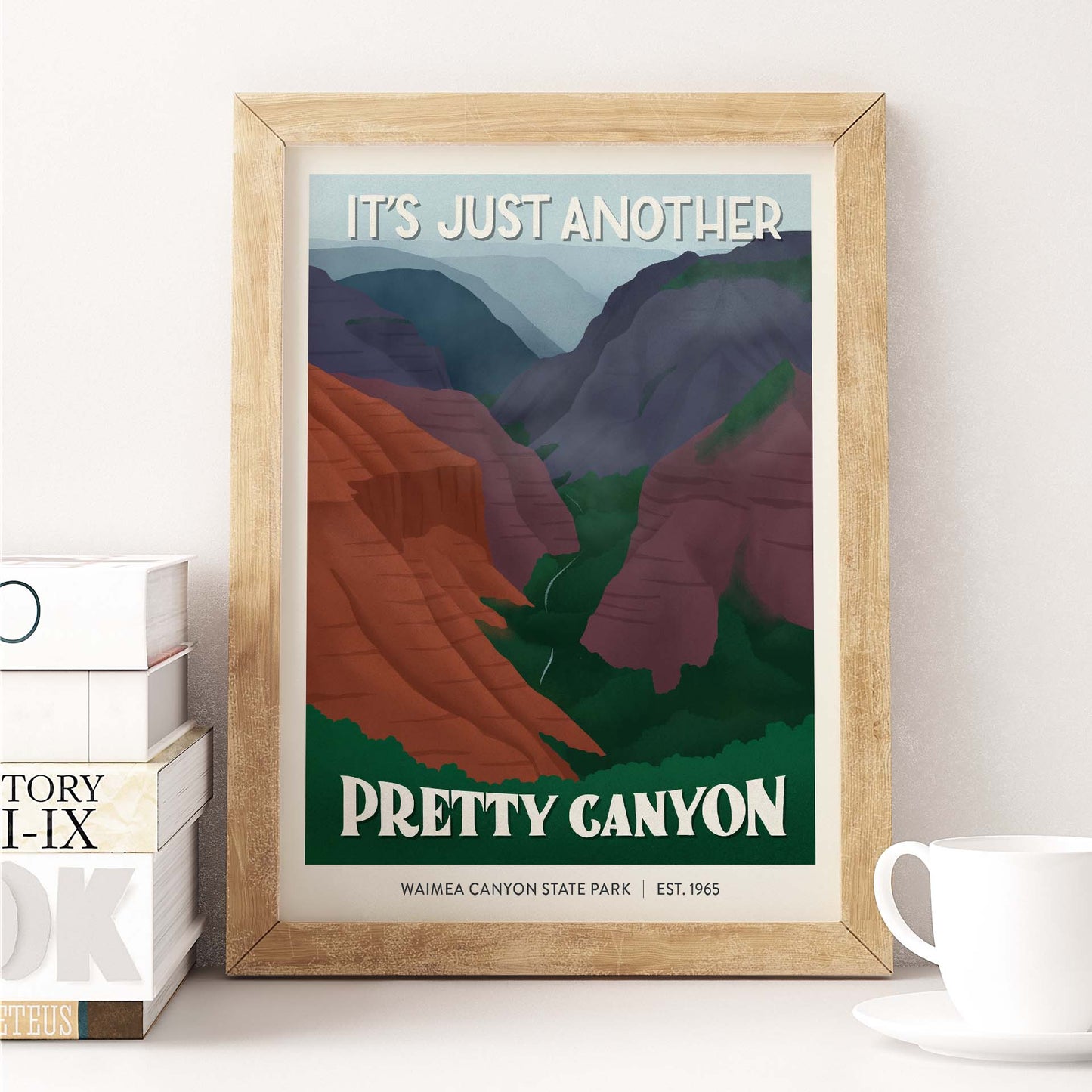 Subpar Parks American State Parks 8x10 Prints - Amber Share Design-Waimea Canyon State Park (HI)--