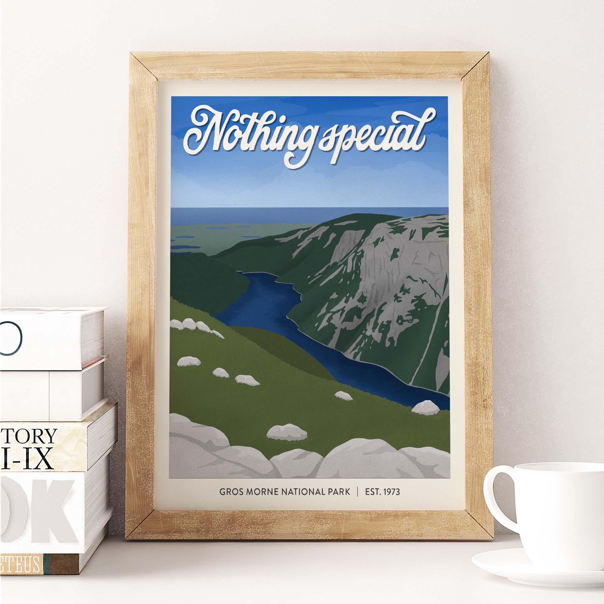Subpar Parks International Parks - 8x10 Print - Amber Share Design-Gros Morne National Park (Canada)