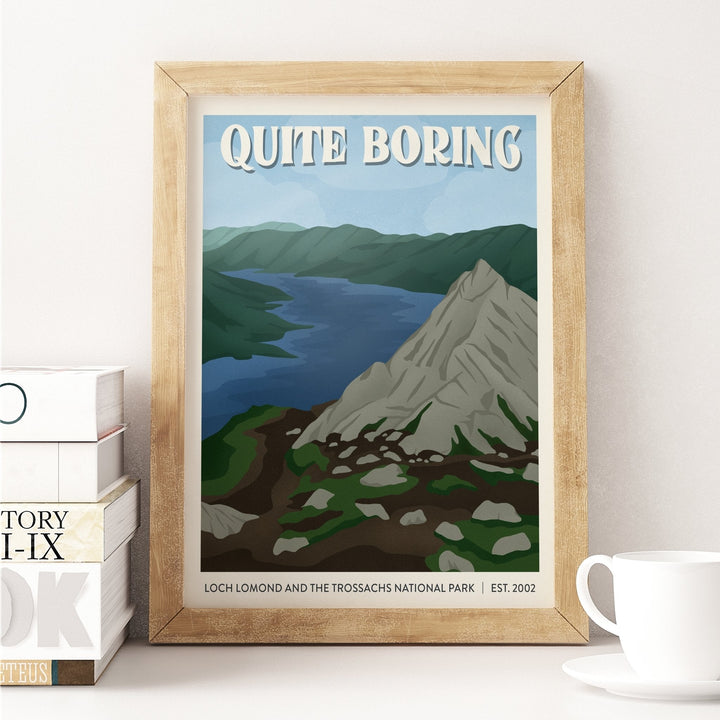 Subpar Parks International Parks - 8x10 Print - Amber Share Design-Loch Lomond and the Trossachs National Park (UK)--