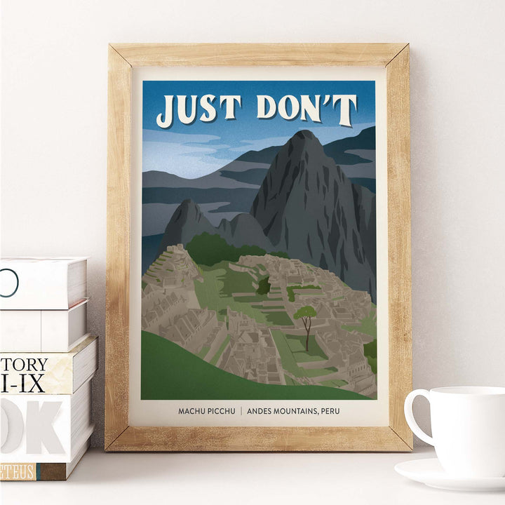 Subpar Parks International Parks - 8x10 Print - Amber Share Design-Machu Picchu (Peru) PREORDER - SHIPS 2/27--