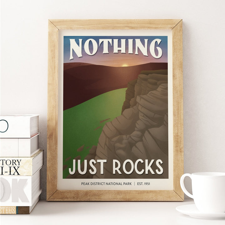 Subpar Parks International Parks - 8x10 Print - Amber Share Design-Peak District National Park (UK)--