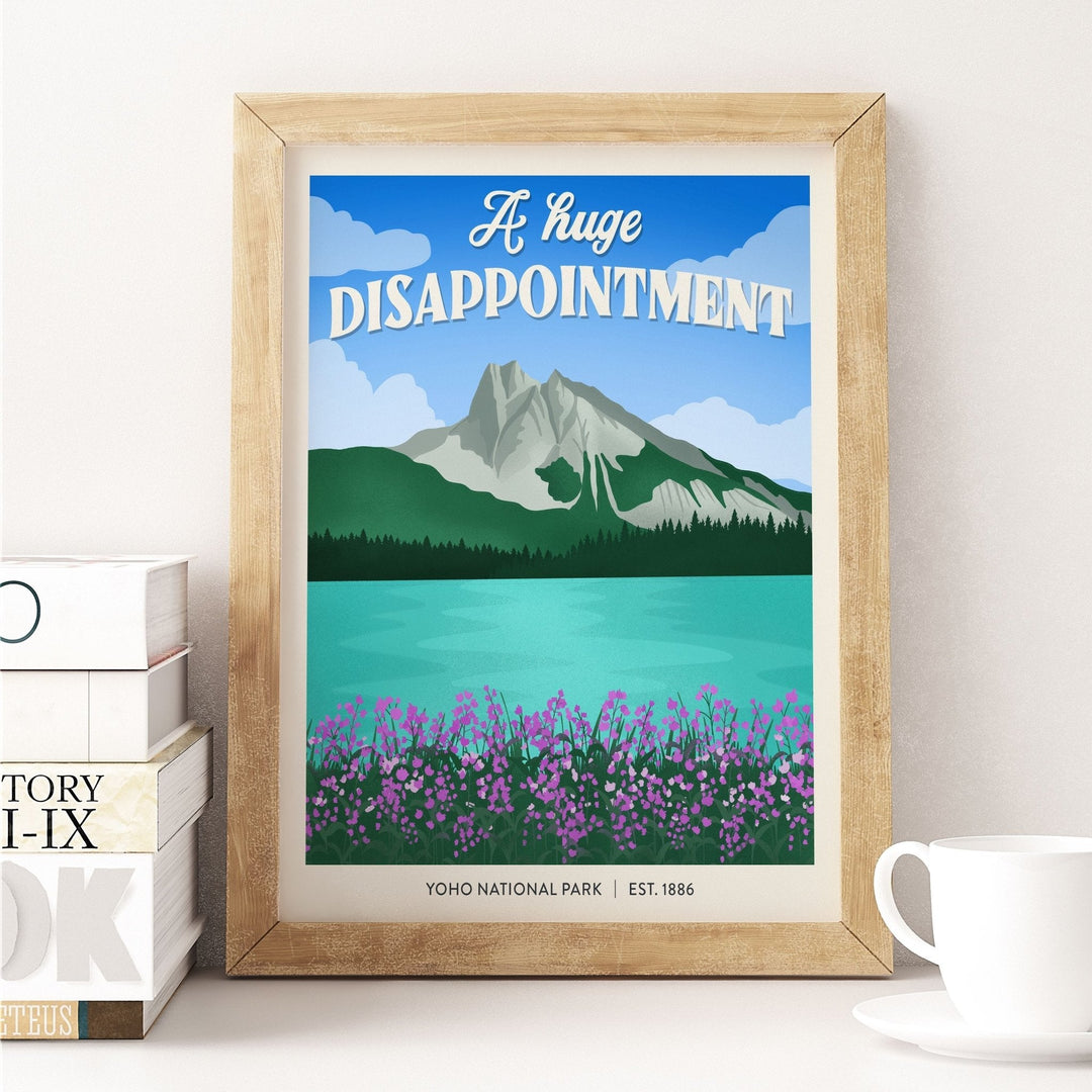 Subpar Parks International Parks - 8x10 Print - Amber Share Design-Yoho National Park (Canada)--