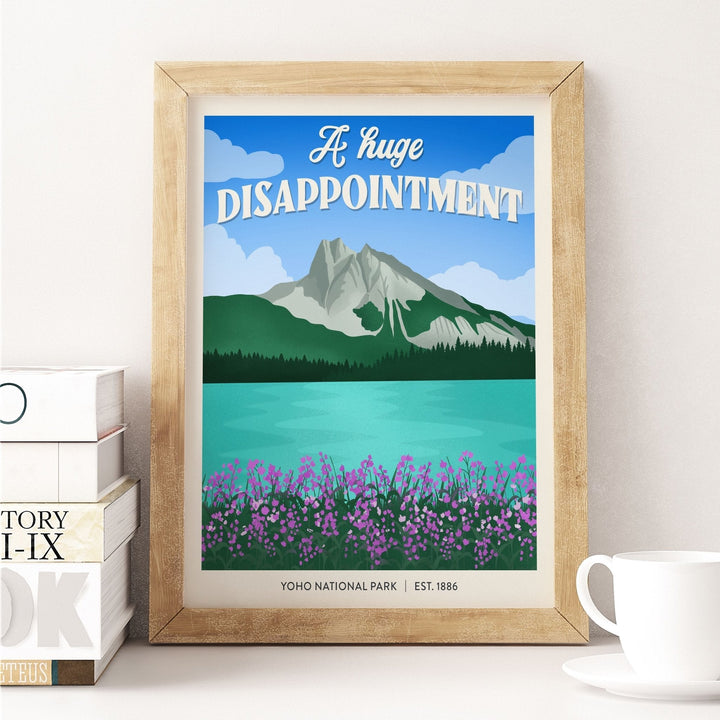 Subpar Parks International Parks - 8x10 Print - Amber Share Design-Yoho National Park (Canada)--