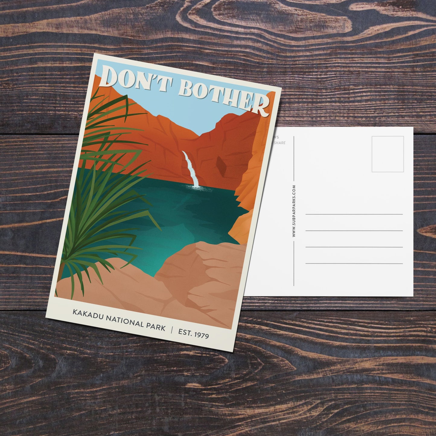 Subpar Parks International Parks - Postcard - Amber Share Design-Kakadu National Park (Australia)--