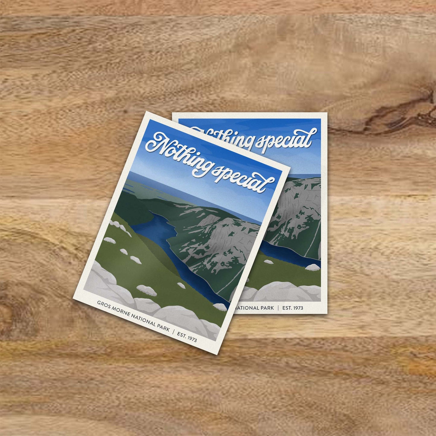 Subpar Parks International Parks - Sticker - Amber Share Design-Gros Morne National Park (Canada)