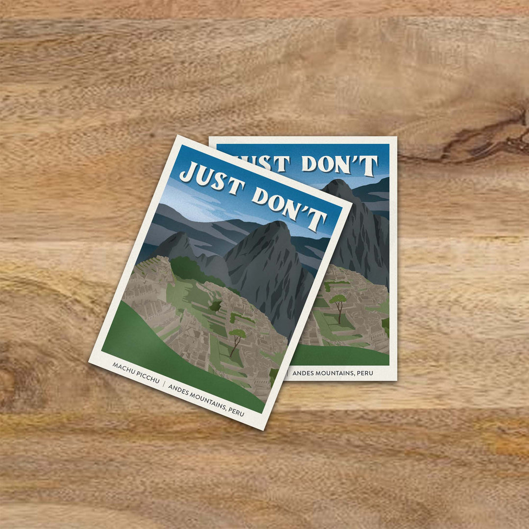 Subpar Parks International Parks - Sticker (Singles) - Amber Share Design-Machu Picchu (Peru) PREORDER - SHIPS 2/27--
