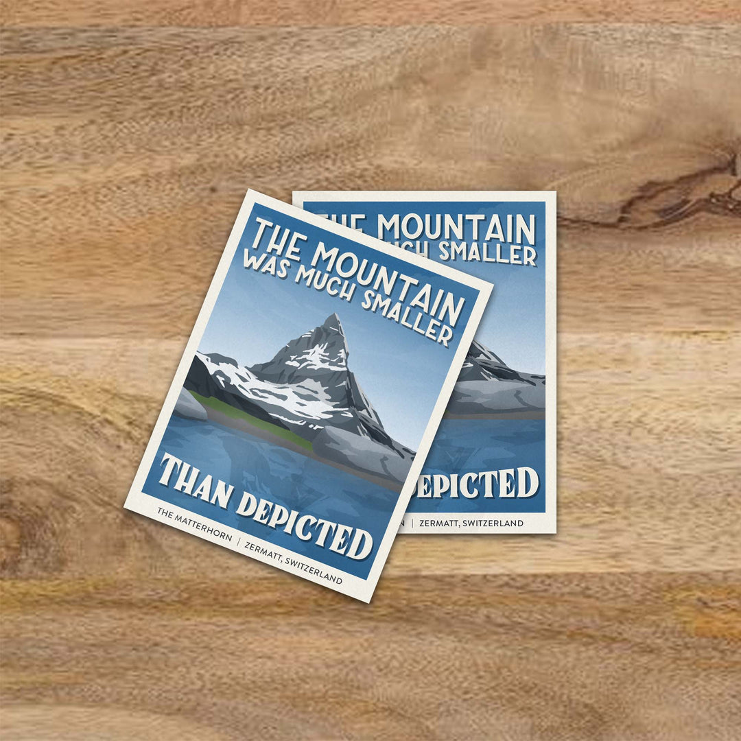 Subpar Parks International Parks - Sticker - Amber Share Design-The Matterhorn (Switzerland)