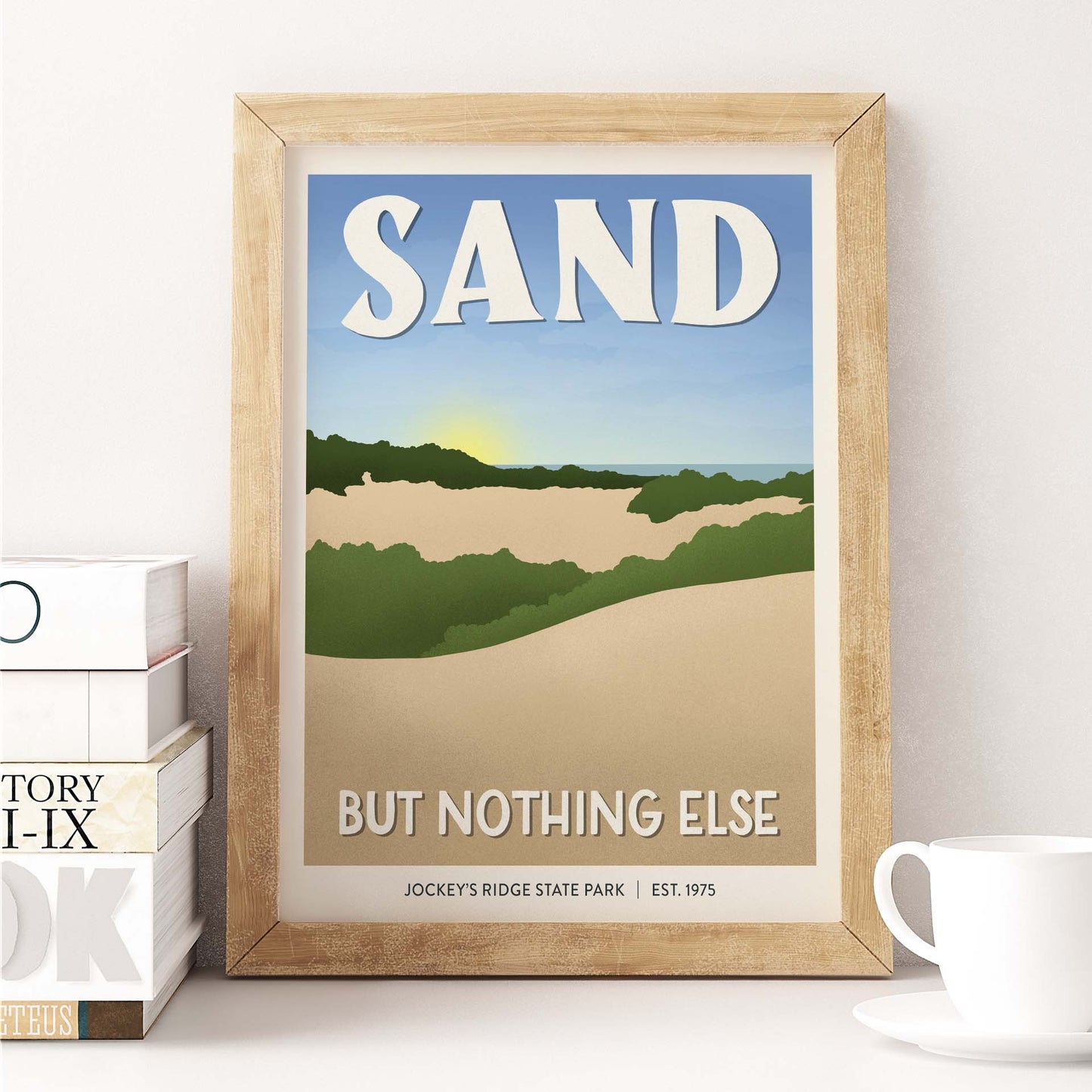 Subpar Parks™ North Carolina State Parks 8x10 Prints - Amber Share Design-Jockey's Ridge State Park--