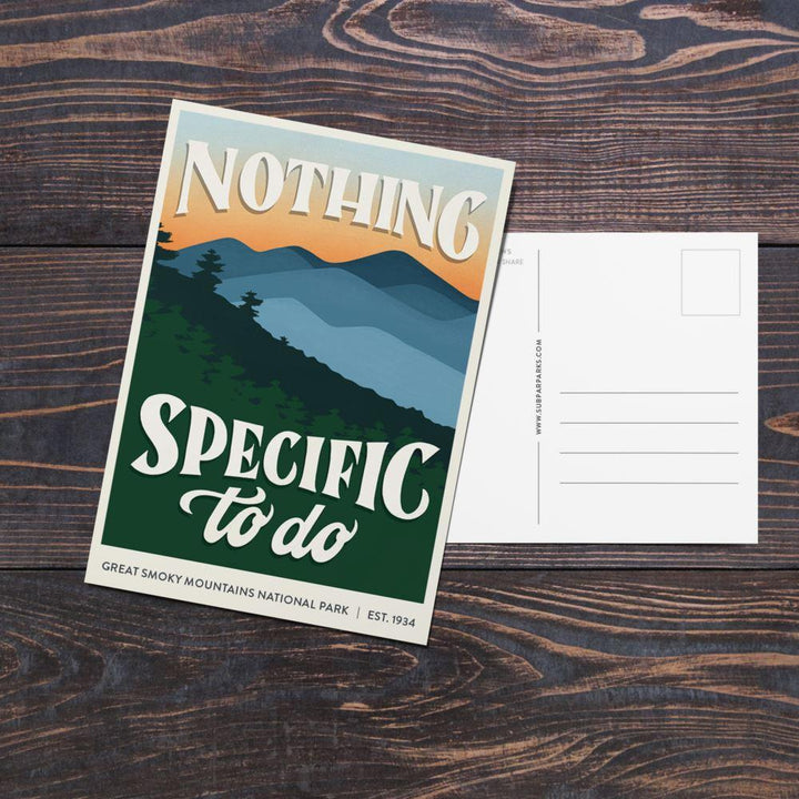 Subpar Parks Postcard (SINGLES) - Amber Share Design-Great Smoky Mountains--
