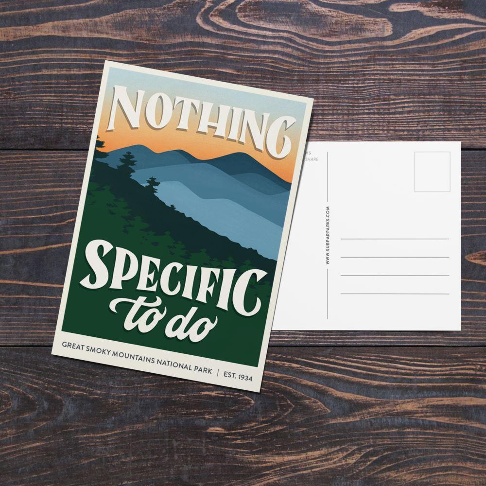 Subpar Parks Postcard (SINGLES) - Amber Share Design-Great Smoky Mountains--