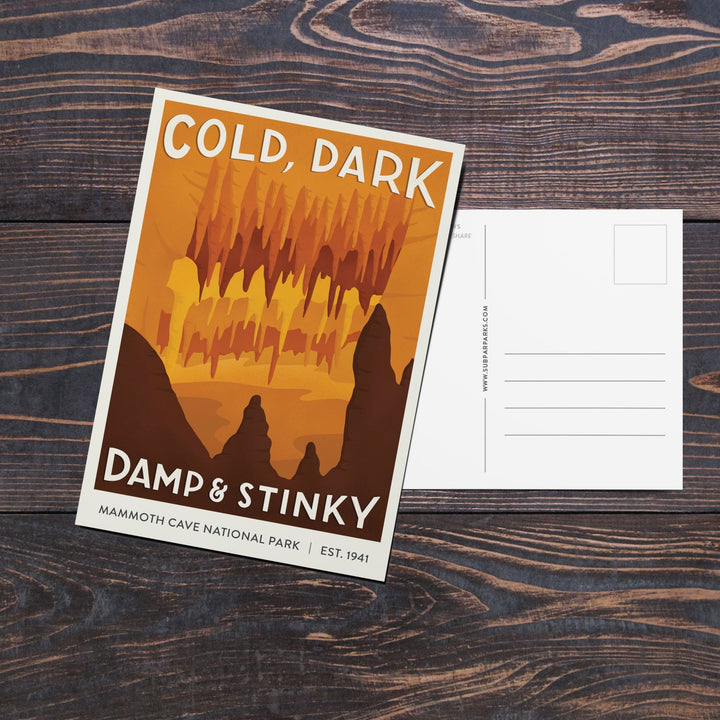 Subpar Parks Postcard (SINGLES) - Amber Share Design-Mammoth Cave--