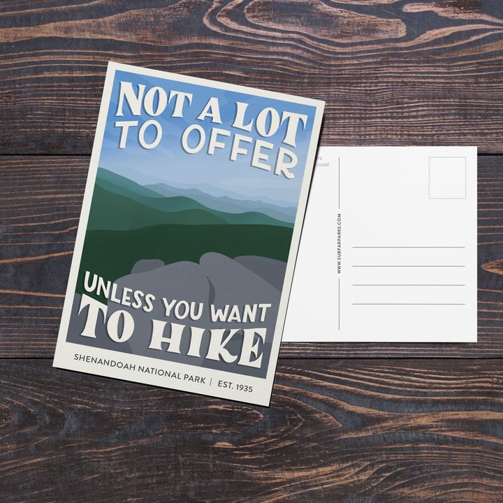Subpar Parks Postcard (SINGLES) - Amber Share Design-Shenandoah--