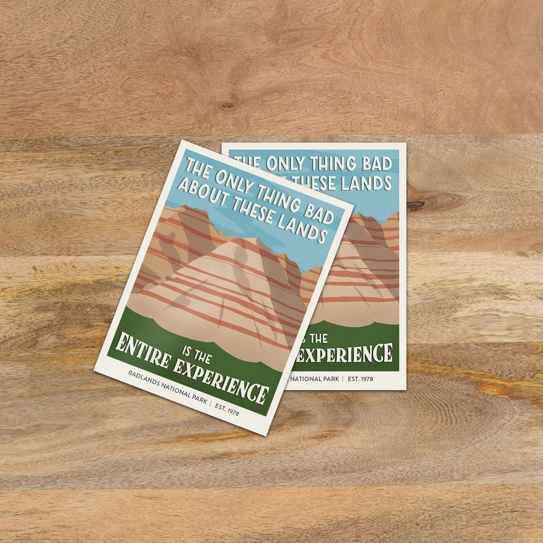 Subpar Parks Sticker (SINGLES) - Amber Share Design-Badlands--