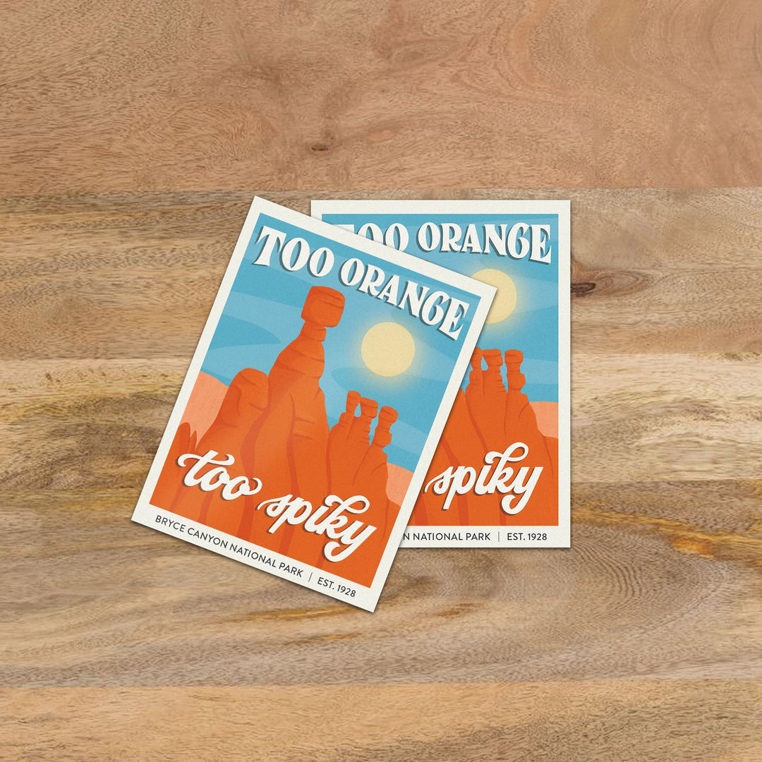 Subpar Parks Sticker (SINGLES) - Amber Share Design-Bryce Canyon--