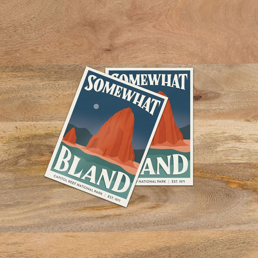 Subpar Parks Sticker (SINGLES) - Amber Share Design-Capitol Reef--