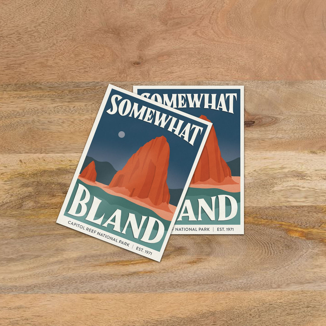Subpar Parks Sticker (SINGLES) - Amber Share Design-Capitol Reef--