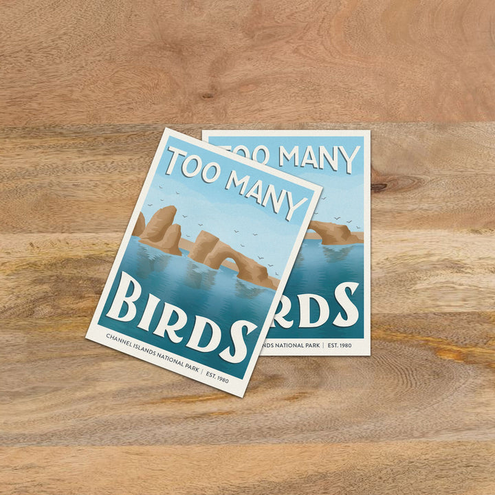 Subpar Parks Sticker (SINGLES) - Amber Share Design-Channel Islands--