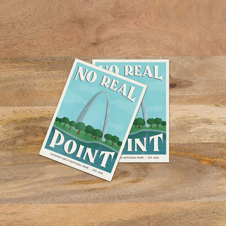 Subpar Parks Sticker (SINGLES) - Amber Share Design-Gateway Arch--