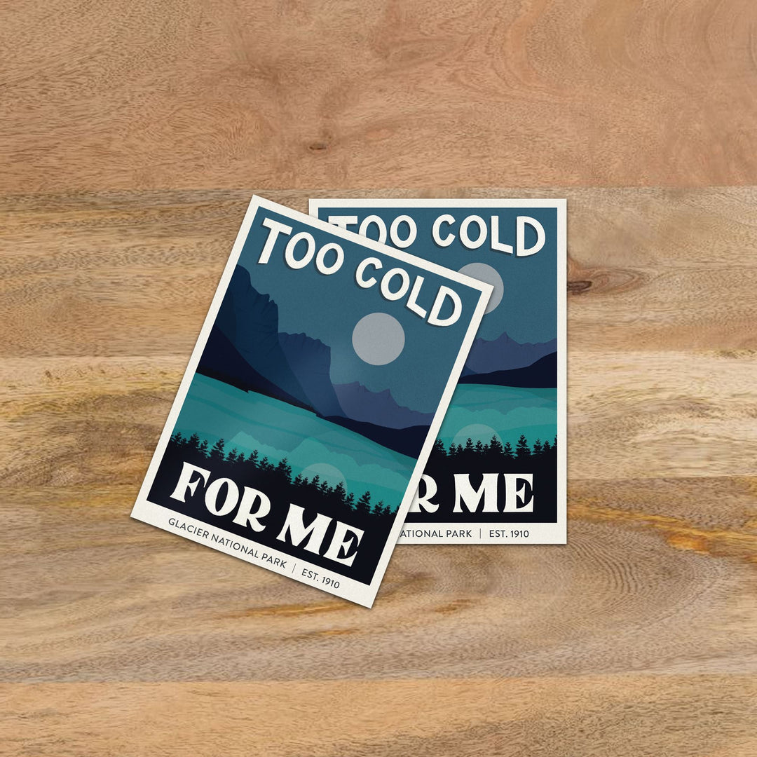 Subpar Parks Sticker (SINGLES) - Amber Share Design-Glacier--