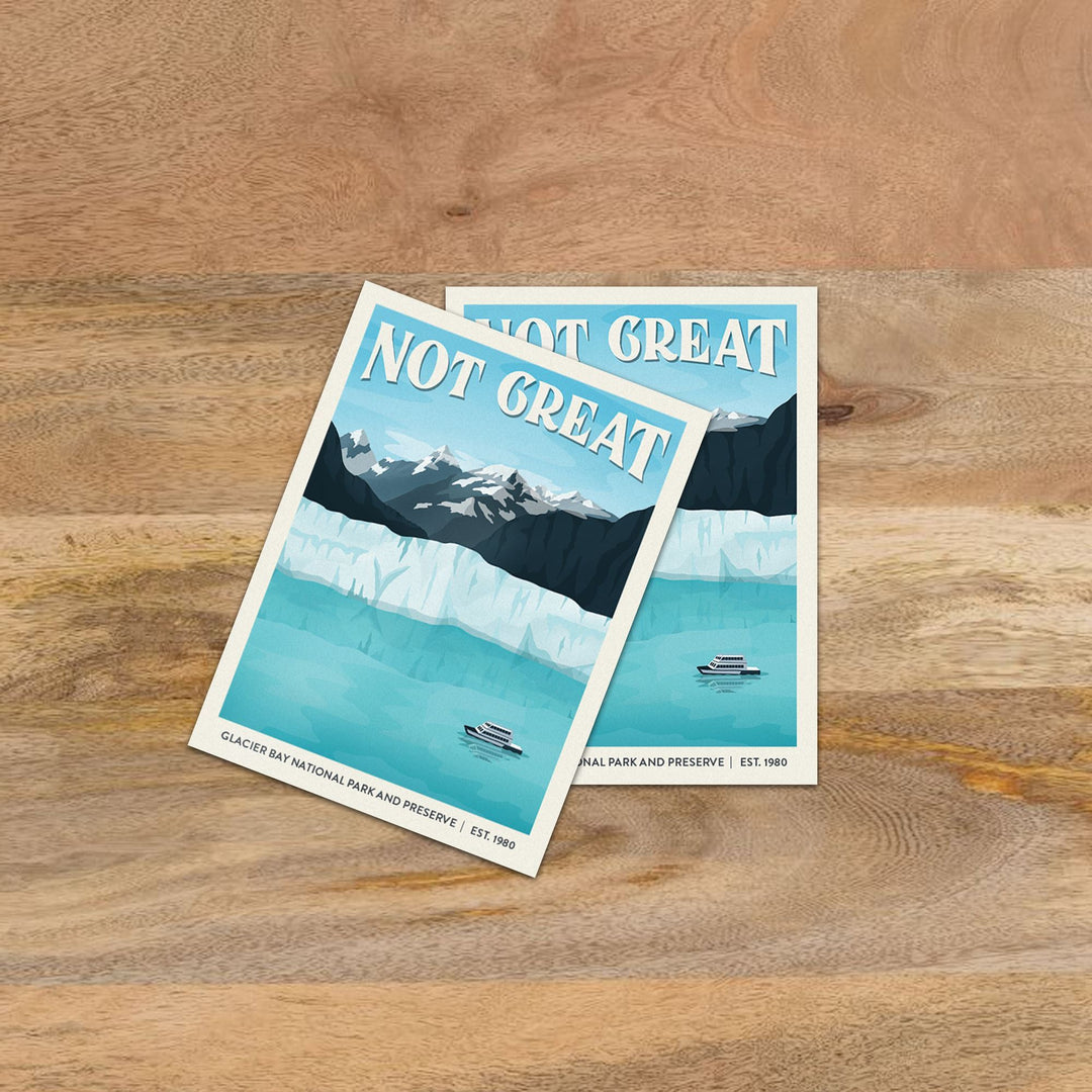Subpar Parks Sticker (SINGLES) - Amber Share Design-Glacier Bay--