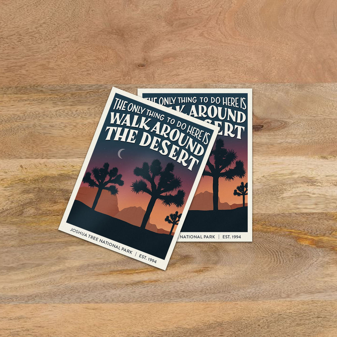 Subpar Parks Sticker (SINGLES) - Amber Share Design-Joshua Tree--