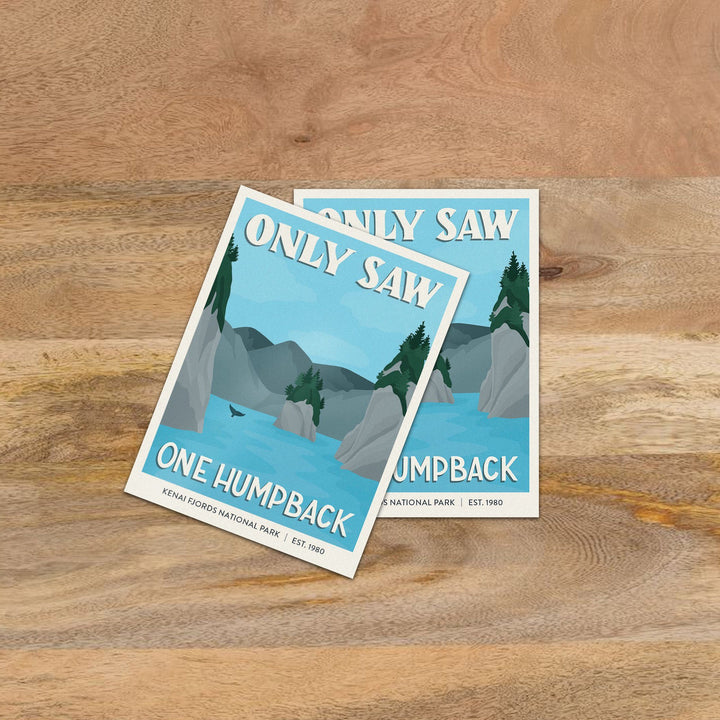 Subpar Parks Sticker (SINGLES) - Amber Share Design-Kenai Fjords--