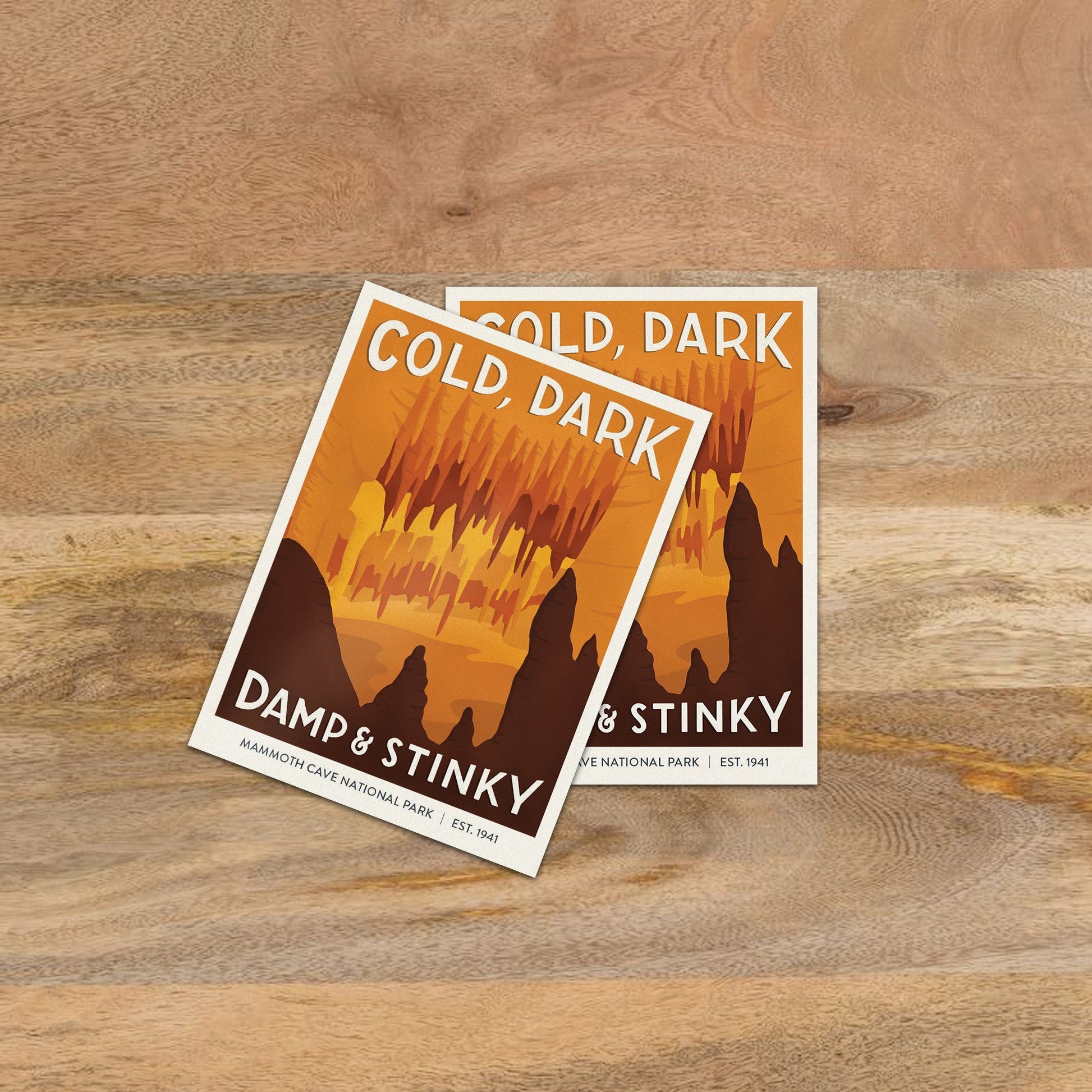 Subpar Parks Sticker (SINGLES) - Amber Share Design-Mammoth Cave--