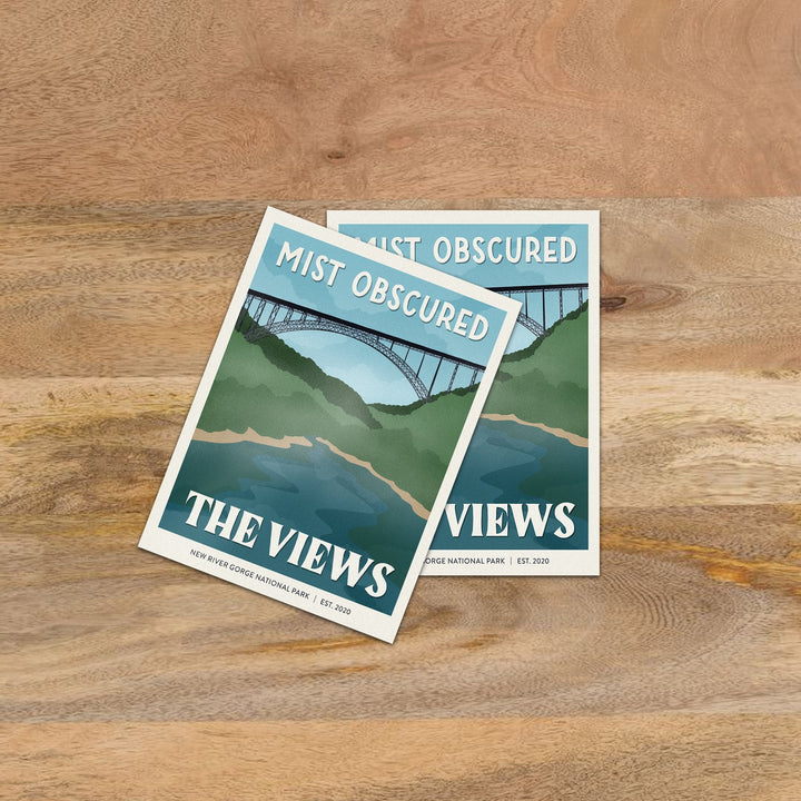 Subpar Parks™ Sticker (SINGLES) - Amber Share Design-New River Gorge (Preorder 3/8)--