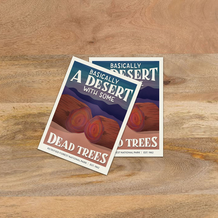Subpar Parks Sticker (SINGLES) - Amber Share Design-Petrified Forest--