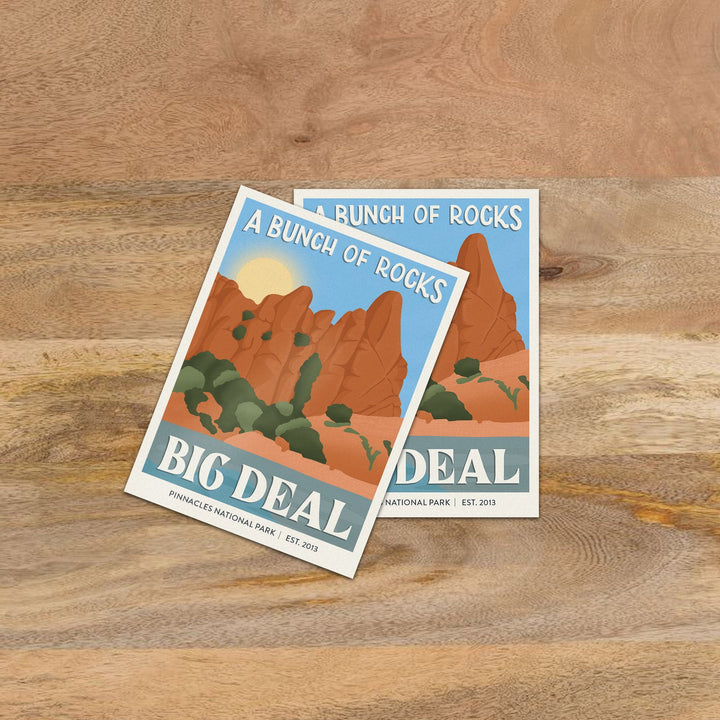 Subpar Parks Sticker (SINGLES) - Amber Share Design-Pinnacles--