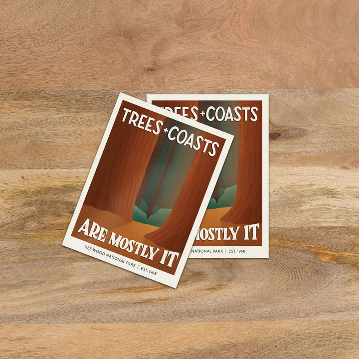 Subpar Parks Sticker (SINGLES) - Amber Share Design-Redwood--