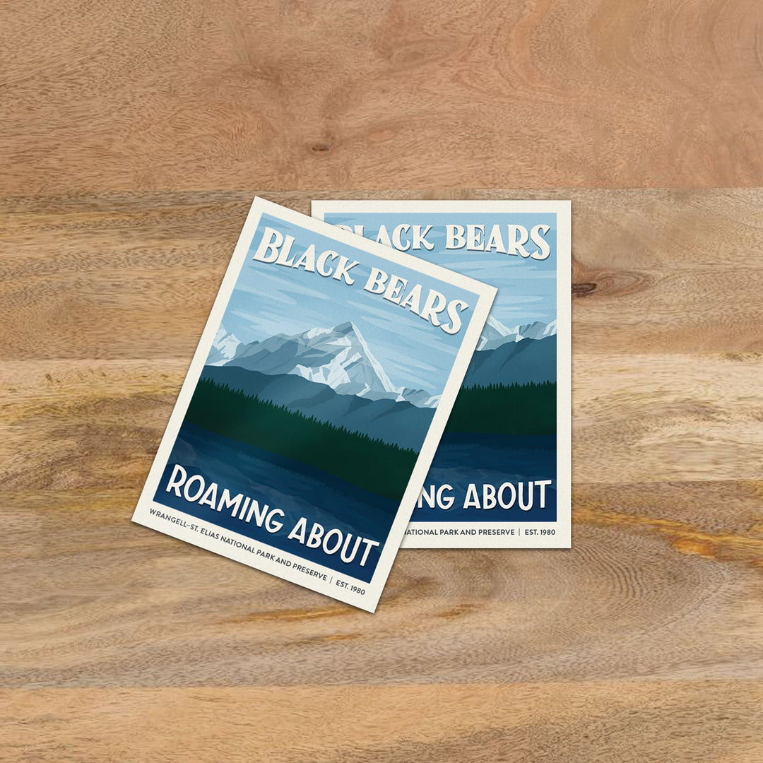 Subpar Parks Sticker (SINGLES) - Amber Share Design-Wrangell-St. Elias--