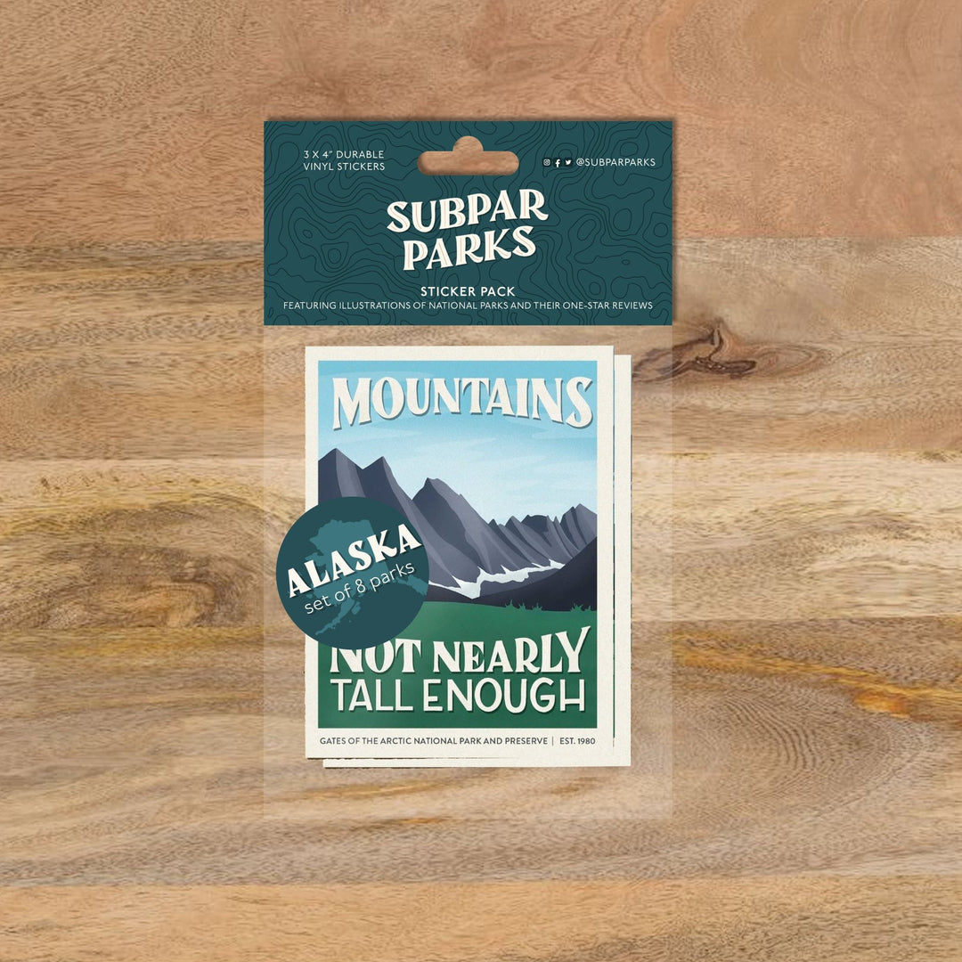 Subpar Parks US National Parks Sticker Packs (Ships April 29) - Amber Share Design-Greatest Hits (10 parks)--